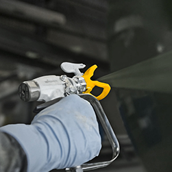 Spray Gun Being Used
